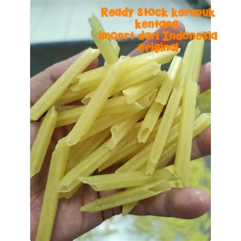 Ready Stock Keropok Kentang Potato Snack Mentah Import From