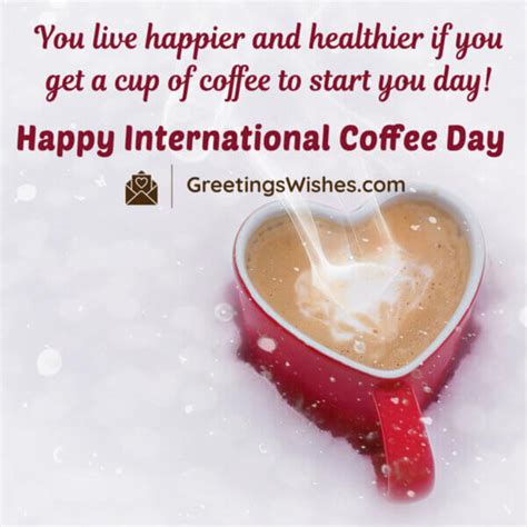 International Coffee Day Wishes 1st October Greetings Wishes