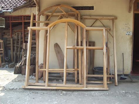 Mulya Jati Furniture Gawang Pintu Rumah Berbahan Kayu Jati