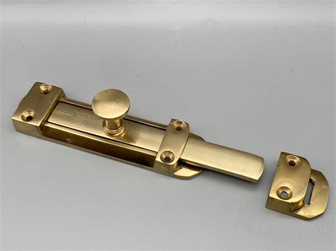 Solid Brass Tower Bolt 150mm High Quality Secure Door Etsy