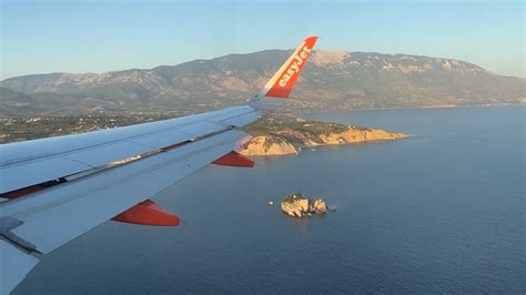 Easyjet A Flight From London Gatwick To Kefalonia Youtube