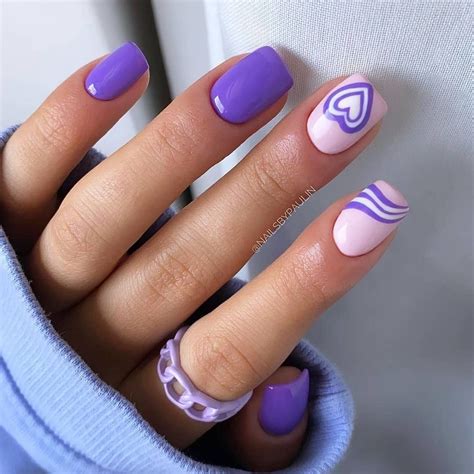 Pastel Purple Nail Designs