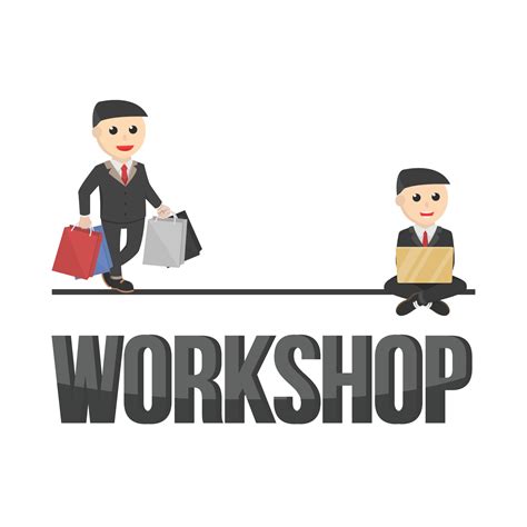 busines workshop design on white background 8963376 Vector Art at Vecteezy