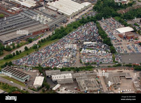 Aerial View Of The Manheim Car Auction Site Darlaston Wednesbury West