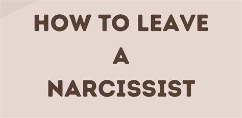 How To Leave A Narcissist Naked Narcissism