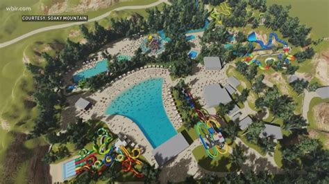 Soaky Mountain Waterpark Map - San Antonio Map