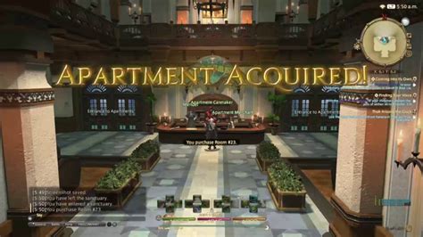 Ff14 Ffxiv Final Fantasy Xiv 34 Apartment Youtube