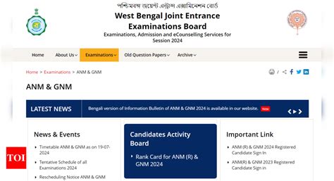 Wb Anm Gnm Result 2024 Out Direct Link To Download Rank Card Here