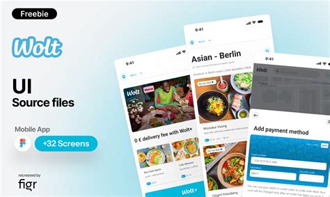 Wolt App Ui Free Ui Kit Recreated Figma