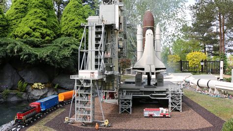 Legoland Billund Lego Nasa Space Shuttle Miniland Youtube