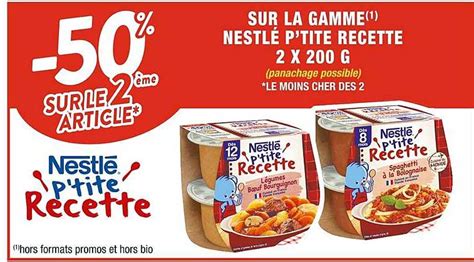 Promo La Gamme Nestl P Tite Recette X G Chez Cora Icatalogue Fr