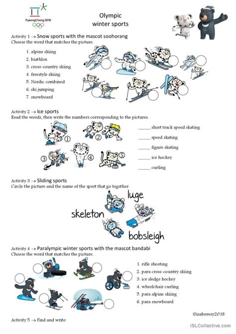 English ESL Worksheets Activities For Distance Learning And Physical