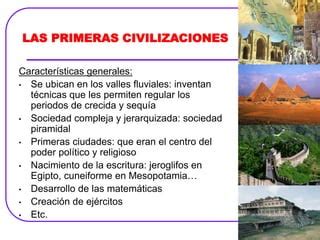 Prehistoria Y Primeras Civilizaciones Ppt