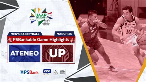 Ateneo Vs UP Highlights UAAP Season 84 Men S Basketball YouTube