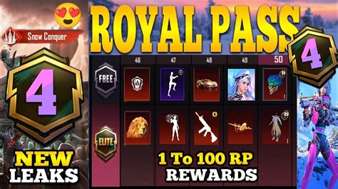 A4 Royal Pass New Look New Conqueror Tittle Golden Lion King New