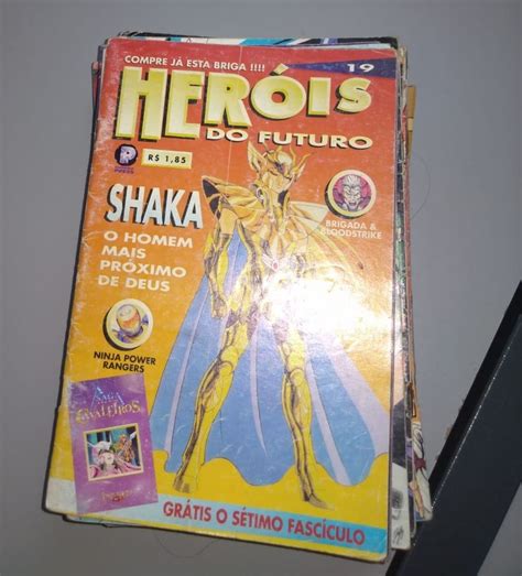 Gibi revista Heróis do Futuro 19 compre Já Esta Briga Livro Editora