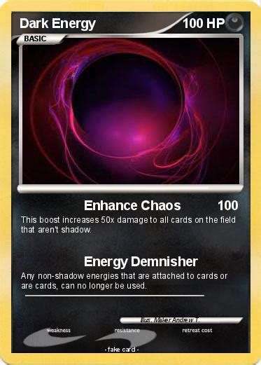 Pokémon Dark Energy 18 18 - Enhance Chaos - My Pokemon Card