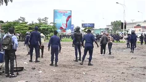 La Polic A De La Rdc Rodea La Sede De Un Candidato Presidencial Para