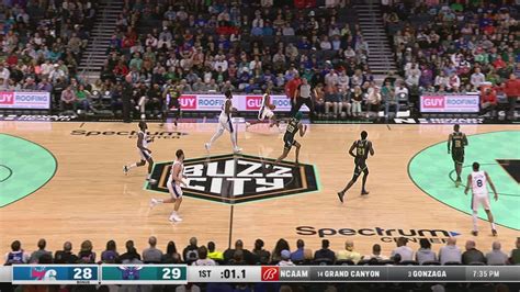 Last Second Field Goal 76ers Hornets NBA Official