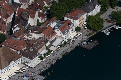 Berlingen Aus Der Vogelperspektive Ortskern Am Uferbereich Des