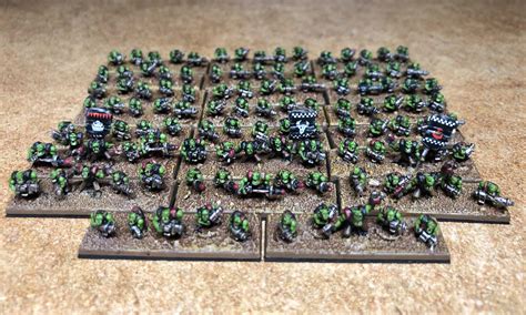 I painted 115 Orks… in Epic scale. : r/orks