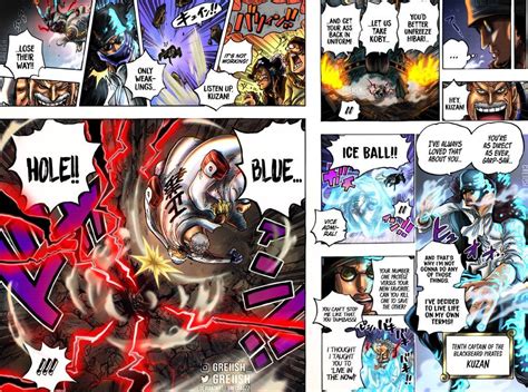 Garp Vs Kuzan One Piece Drawing One Piece Comic One Piece Chapter