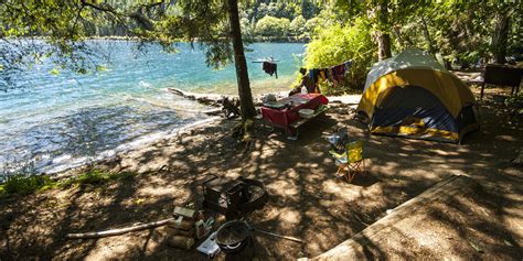 Lake Crescent Fairholme Campground Olympic National Park Camping