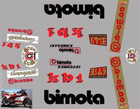 Bimota Kb S Rie Kit D Co Stickers Beugnies Moto Accessoires