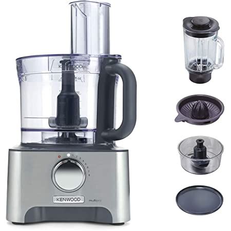 Kenwood Robot Multifonction FDM791BA Blender En Verre Thermoresist 2 L