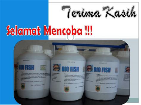 Materi Tertayang Penyuluhan Perikanan PROBIOTIK PADA BUDIDAYA IKAN