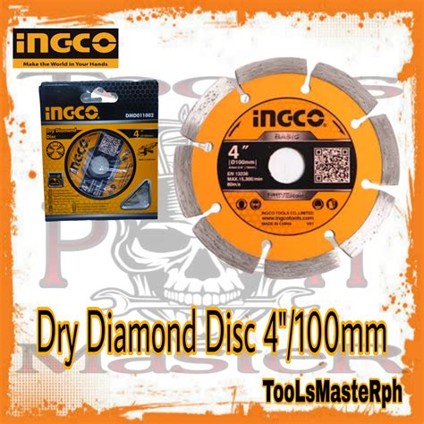 Ingco Dry Diamond Disc Mm Concrete Dmd Lazada Ph