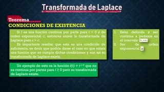 Matematicas 4 Transformadas De Laplace PPT