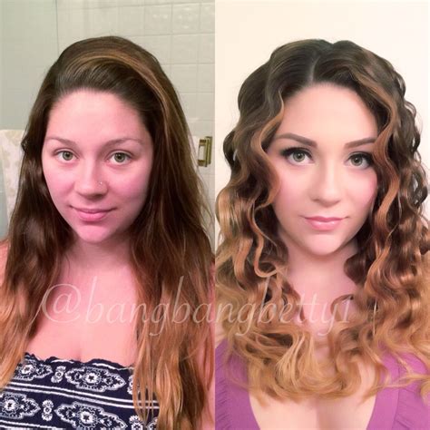 Before And After Of Perfect Waves For Long Hair Long Hair Waves Hair