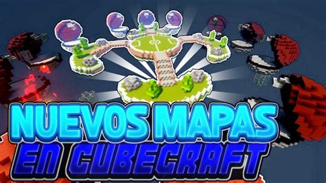 Los Nuevos Mapas De Cubecraft Skywars Youtube