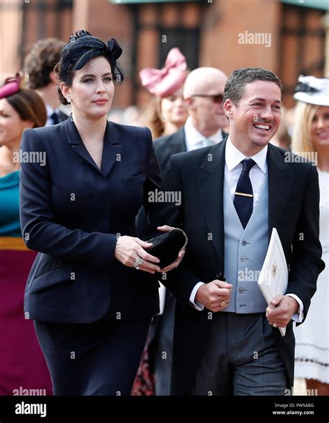 US actress Liv Tyler and her husband Dave Gardner attend the wedding of ...