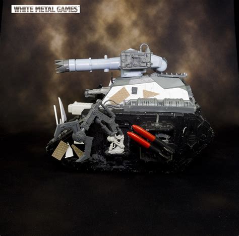 Ork Kustom Battlewagon Kit Bashed White Metal Games Flickr