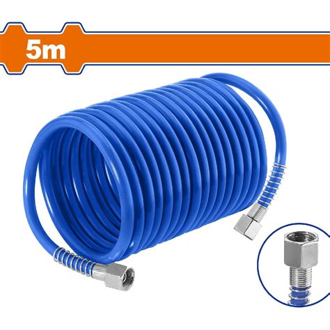 Manguera De Aire De 5m Diámetro 8mm Solo Con Conectores Roscados Para Compresor Carbone