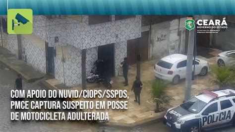 Apoio Do Nuvid Ciops Sspds Pmce Captura Suspeito Em Posse De