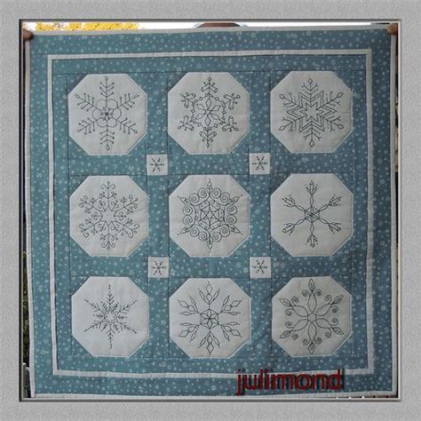 Stunning Snowflake Quilt Patchwork Snowflakes