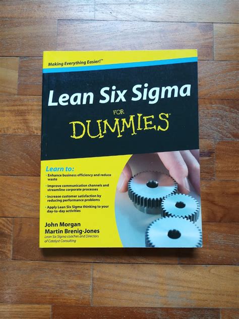 Lean Six Sigma For Dummies By John Morgan Martin Brenig Jones