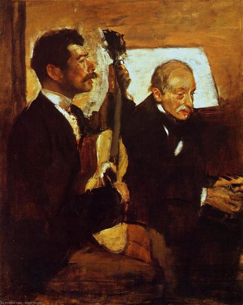 Reproducciones De Pinturas Padre De Degas Escuchando A Lorenzo Pagans