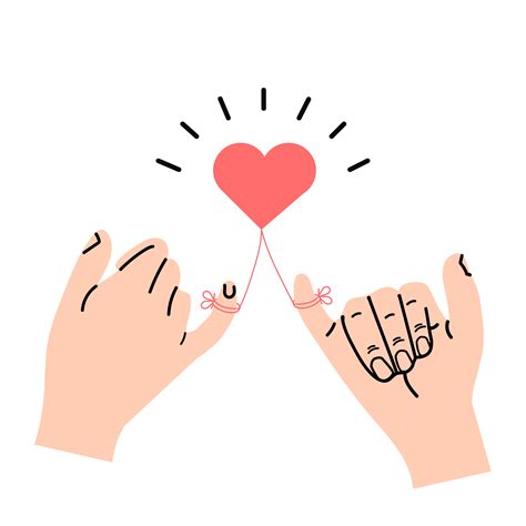 Pinky Promise Hand Gesture Icon 1877185 Vector Art At Vecteezy