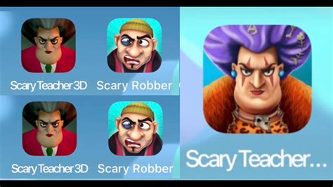 Scary Teacher 3d Scary Robber Home Clash Scary Teacher 2 Stone Age Fun