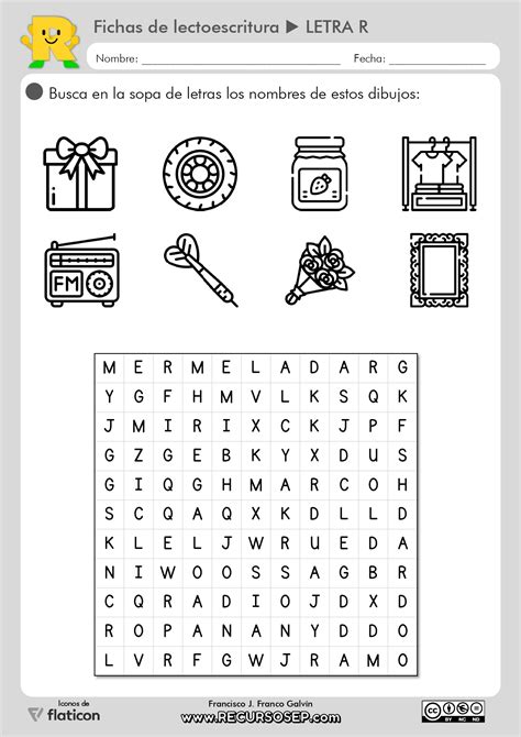 15 Fichas Lectoescritura Montessori Recursosep Letra R Imprentapage 0007