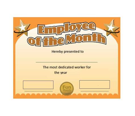 Simple Best Employee Certificate Template – Sparklingstemware