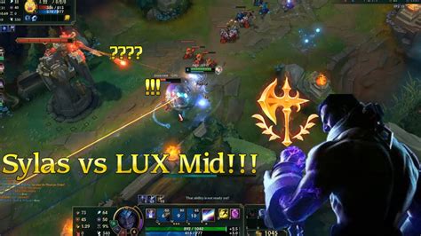 What Is The Outcome Of Sylas Vs Lux Mid Lane League Of Legends