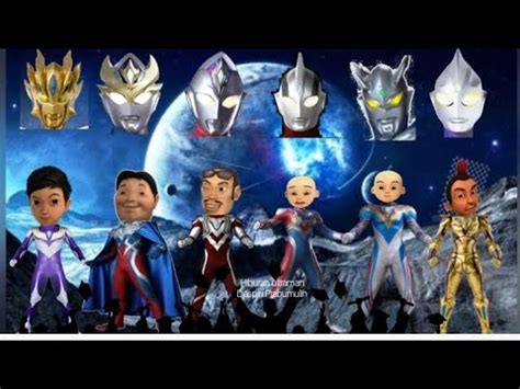 Wow Adit Sopo Jarwo Dan Upin Ipin Berubah Menjadi Ultraman Yang