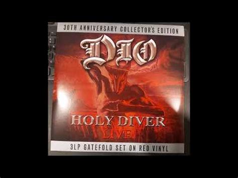 Dio Holy Diver Live Vinyl Disk Side And Youtube