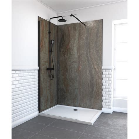 Panneau Mural Salle De Bain Forest Homestone H 210 Cm X L 120 Cm