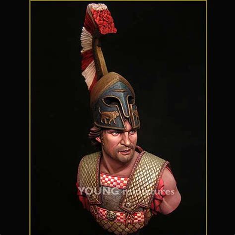 1 10 Resin Figure Bust Model Athens Warlord Ancient Warrior History